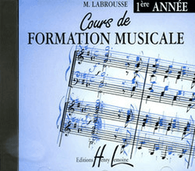 Cours de formation musicale - Volume 1