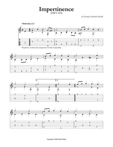 Impertinence (HWV 494)