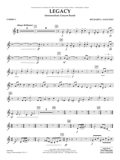 Legacy (Intermediate Version) - F Horn 1