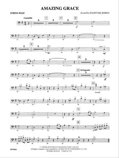 Amazing Grace: String Bass