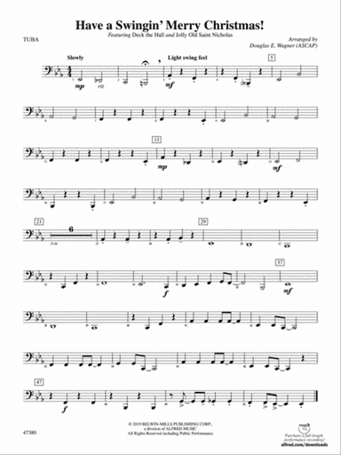 Have a Swingin' Merry Christmas!: Tuba