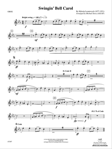 Swingin' Bell Carol: Oboe