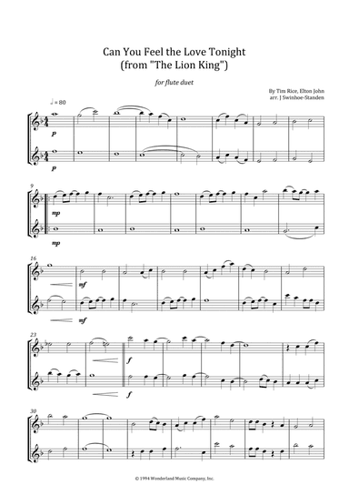 Can You Feel The Love Tonight