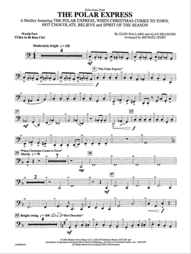 The Polar Express, Selections from: (wp) B-flat Tuba B.C.
