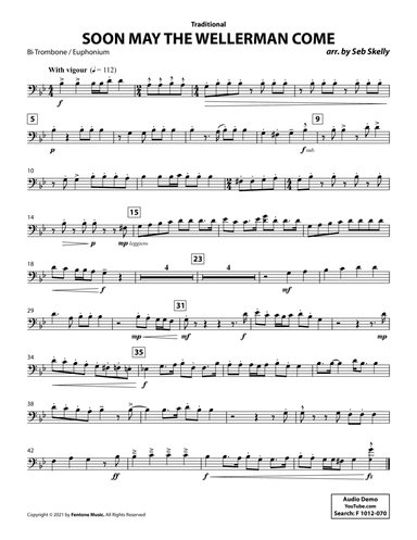 Soon May the Wellerman Come (for Brass Quintet) (arr. Seb Skelly) - Bb Trombone / Euphonium B.C.