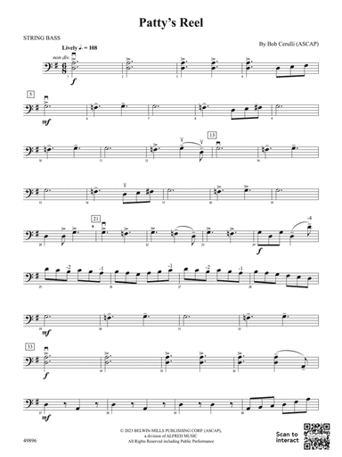 Patty's Reel: String Bass
