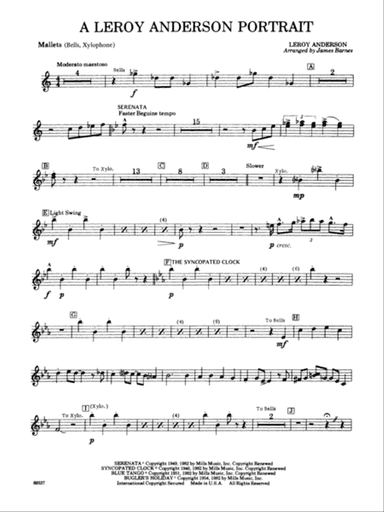 Leroy Anderson Portrait: Mallets