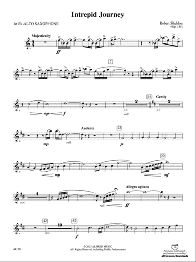 Intrepid Journey: E-flat Alto Saxophone