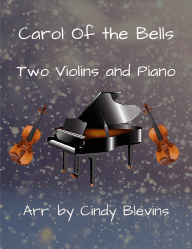 Carol Of the Bells, Two Violins and Piano