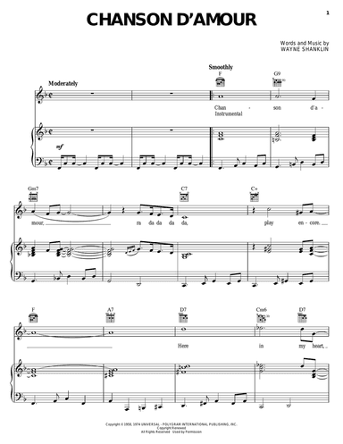 Chanson D'Amour (The Ra-Da-Da-Da-Da Song)
