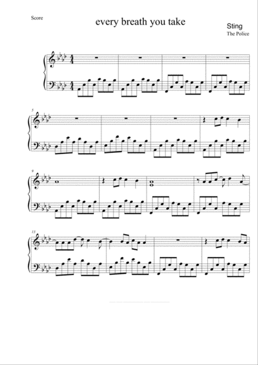 Every Breath You Take