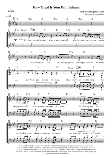 How Great Is Your Faithfulness