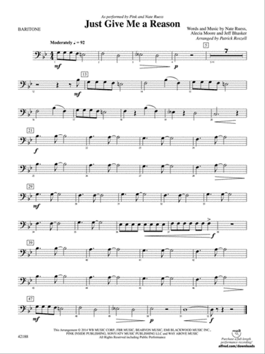 Just Give Me a Reason: Baritone B.C.