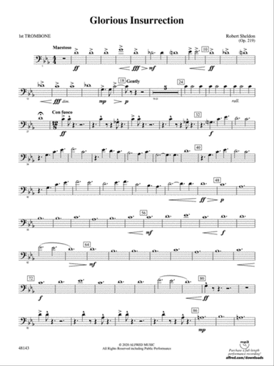 Glorious Insurrection: 1st Trombone