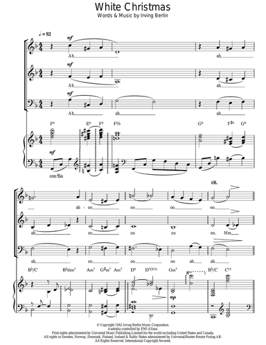 White Christmas (arr. Christopher Hussey)