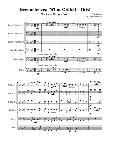 Greensleeves (What Child is This)