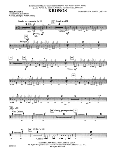 Kronos: 1st Percussion
