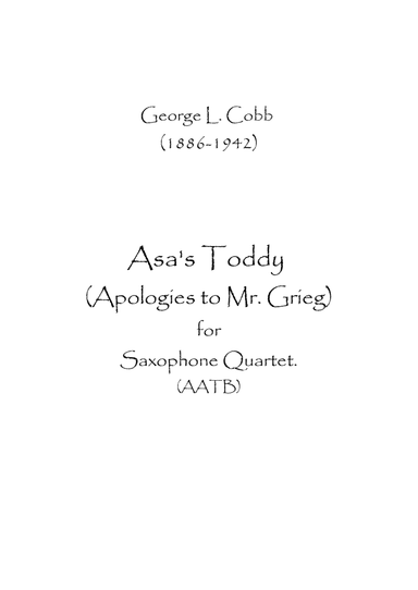 Asa's Toddy