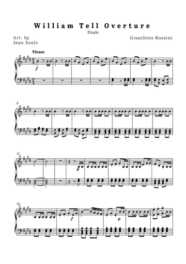 William Tell Overture - Finale