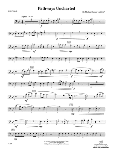 Pathways Uncharted: Baritone B.C.