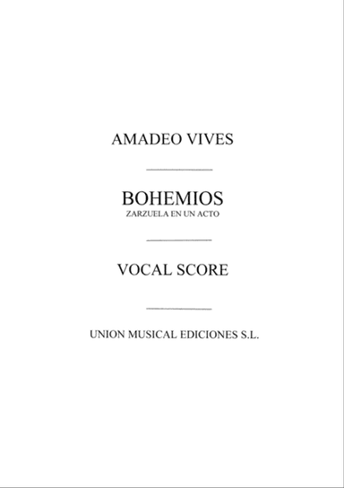 Bohemios Movement 3 Escenas Y Coro