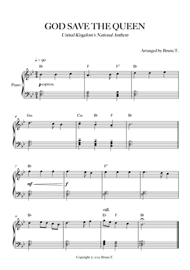 God Save The Queen (UK National Anthem)