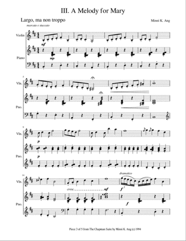 A Melody for Mary