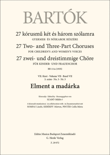 Elment a MadÁrka (The Bird Flew Away)