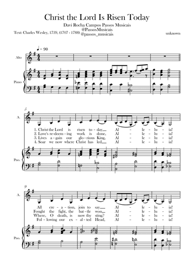 Christ the Lord is Rises today