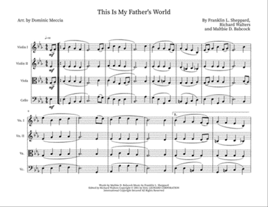 This Is My Father's World