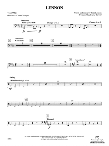 Lennon: Timpani