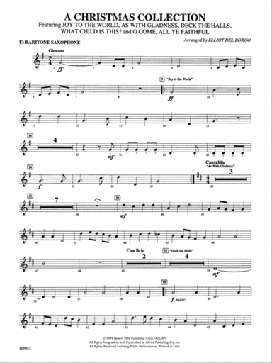 Christmas Collection: E-flat Baritone Saxophone