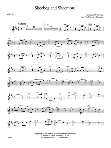Sheebeg and Sheemore: 1st Violin