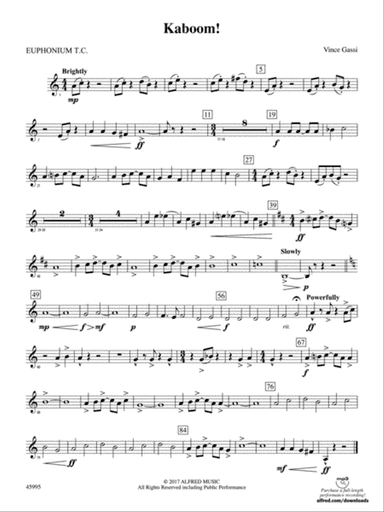 Kaboom!: Baritone T.C.