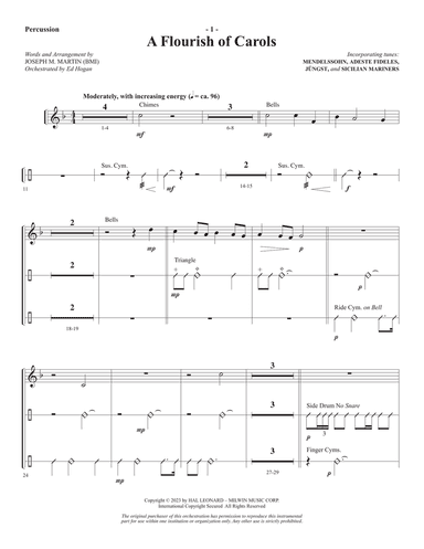 A Journey to Joy (A Cantata for Christmas) - Percussion