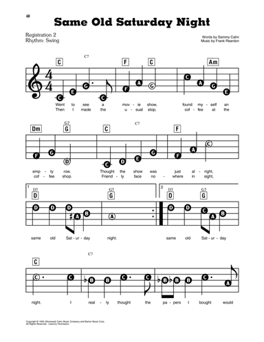 Same Old Saturday Night