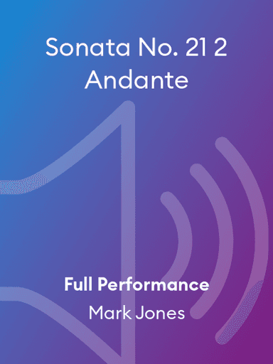 Sonata No. 21 2 Andante