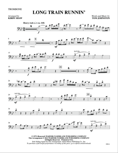 Long Train Runnin': 1st Trombone