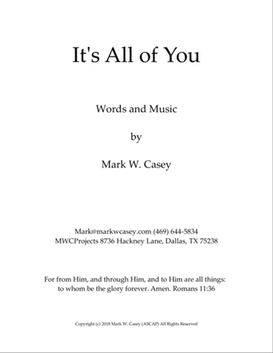 It's All of You