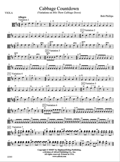 Cabbage Countdown: Viola