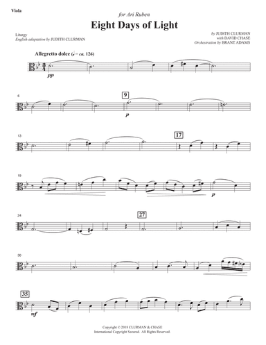 Eight Days of Lights - Viola
