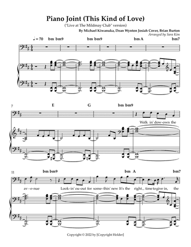 Piano Joint This Kind Of Love