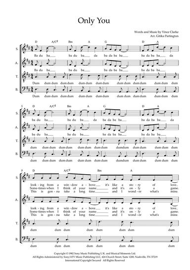 Only You (arr. Gitika Partington)