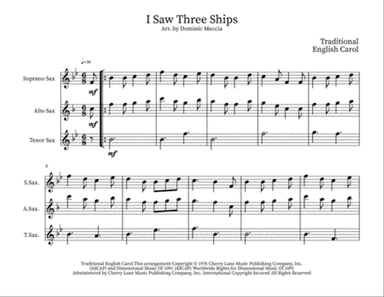 I Saw Three Ships