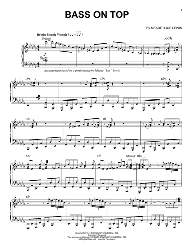 Bass On Top (arr. Brent Edstrom)