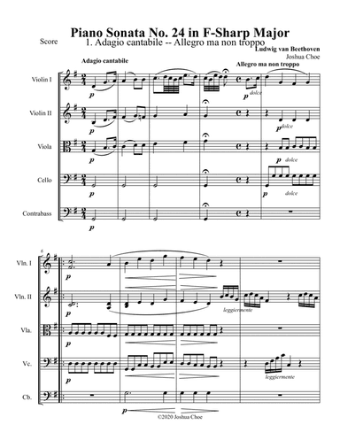 Piano Sonata No. 24, Movement 1 (in G Major)