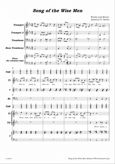 Song of the Wise Men