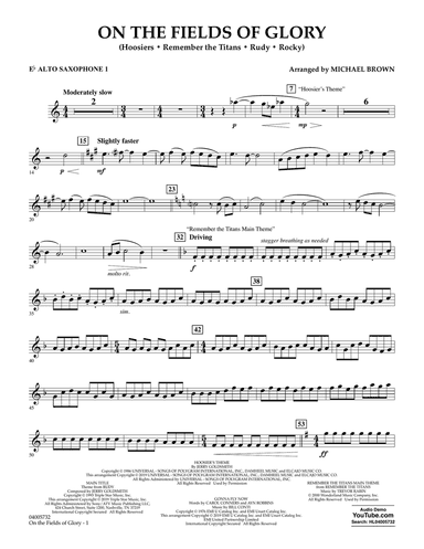 On the Fields of Glory - Eb Alto Saxophone 1