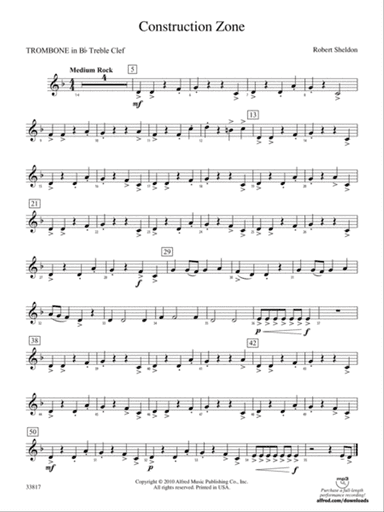 Construction Zone: (wp) 1st B-flat Trombone T.C.