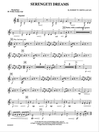 Serengeti Dreams: WP B-flat Tuba T.C.
